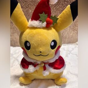 Pikachu with Holiday Cape & Hat Pokémon Holiday Plush